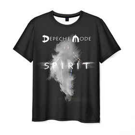 Мужская футболка 3D с принтом DM: Spirit в Екатеринбурге, 100% полиэфир | прямой крой, круглый вырез горловины, длина до линии бедер | Тематика изображения на принте: depeche mode
