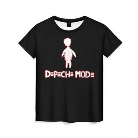 Женская футболка 3D с принтом DM: Playing the angel в Екатеринбурге, 100% полиэфир ( синтетическое хлопкоподобное полотно) | прямой крой, круглый вырез горловины, длина до линии бедер | Тематика изображения на принте: depeche mode