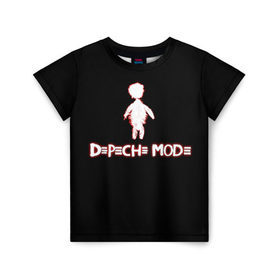 Детская футболка 3D с принтом DM: Playing the angel в Екатеринбурге, 100% гипоаллергенный полиэфир | прямой крой, круглый вырез горловины, длина до линии бедер, чуть спущенное плечо, ткань немного тянется | depeche mode