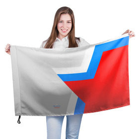 Флаг 3D с принтом Звезда России в Екатеринбурге, 100% полиэстер | плотность ткани — 95 г/м2, размер — 67 х 109 см. Принт наносится с одной стороны | flag | russia | russian | star | ussr | звезда | камуфляж | милитари | мода | патриотизм | россия | русский | спорт | ссср | стиль | флаг