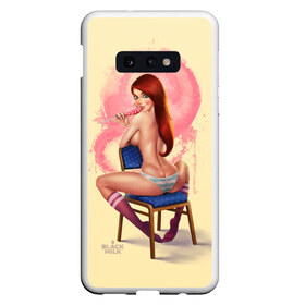 Чехол для Samsung S10E с принтом Pin Up Pop Art Girl в Екатеринбурге, Силикон | Область печати: задняя сторона чехла, без боковых панелей | comics | girl | lollipop | pin up | pop art | арт | девочка | дизайн | конфетка | лолита | милая | мода | пафос | поп арт | сосательная | стиль | чупа чупс