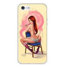 Чехол для iPhone 5/5S матовый с принтом Pin Up Pop Art Girl в Екатеринбурге, Силикон | Область печати: задняя сторона чехла, без боковых панелей | comics | girl | lollipop | pin up | pop art | арт | девочка | дизайн | конфетка | лолита | милая | мода | пафос | поп арт | сосательная | стиль | чупа чупс