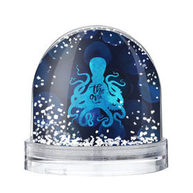 Снежный шар с принтом крутой осьминог в Екатеринбурге, Пластик | Изображение внутри шара печатается на глянцевой фотобумаге с двух сторон | вода | море | океан | осьминог | подводный мир | рыбы