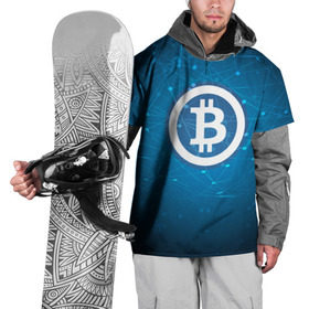 Накидка на куртку 3D с принтом Bitcoin Blue - Биткоин в Екатеринбурге, 100% полиэстер |  | Тематика изображения на принте: bitcoin | ethereum | litecoin | биткоин | интернет | крипта | криптовалюта | лайткоин | майнинг | технологии | эфир