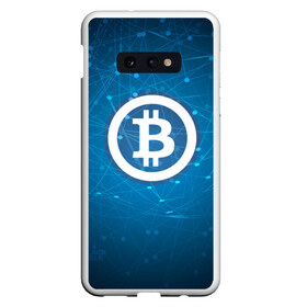 Чехол для Samsung S10E с принтом Bitcoin Blue - Биткоин в Екатеринбурге, Силикон | Область печати: задняя сторона чехла, без боковых панелей | Тематика изображения на принте: bitcoin | ethereum | litecoin | биткоин | интернет | крипта | криптовалюта | лайткоин | майнинг | технологии | эфир