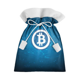 Подарочный 3D мешок с принтом Bitcoin Blue - Биткоин в Екатеринбурге, 100% полиэстер | Размер: 29*39 см | Тематика изображения на принте: bitcoin | ethereum | litecoin | биткоин | интернет | крипта | криптовалюта | лайткоин | майнинг | технологии | эфир