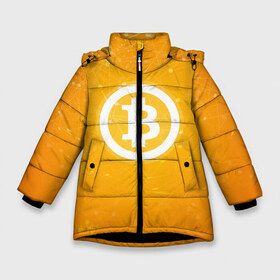 Зимняя куртка для девочек 3D с принтом Bitcoin - Биткоин в Екатеринбурге, ткань верха — 100% полиэстер; подклад — 100% полиэстер, утеплитель — 100% полиэстер. | длина ниже бедра, удлиненная спинка, воротник стойка и отстегивающийся капюшон. Есть боковые карманы с листочкой на кнопках, утяжки по низу изделия и внутренний карман на молнии. 

Предусмотрены светоотражающий принт на спинке, радужный светоотражающий элемент на пуллере молнии и на резинке для утяжки. | bitcoin | ethereum | litecoin | биткоин | интернет | крипта | криптовалюта | лайткоин | майнинг | технологии | эфир