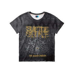 Детская футболка 3D с принтом Suicide Silence 7 в Екатеринбурге, 100% гипоаллергенный полиэфир | прямой крой, круглый вырез горловины, длина до линии бедер, чуть спущенное плечо, ткань немного тянется | suicide silence | суисайд сайленс