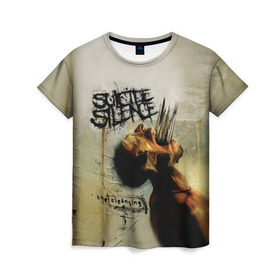 Женская футболка 3D с принтом Suicide Silence в Екатеринбурге, 100% полиэфир ( синтетическое хлопкоподобное полотно) | прямой крой, круглый вырез горловины, длина до линии бедер | suicide silence | суисайд сайленс