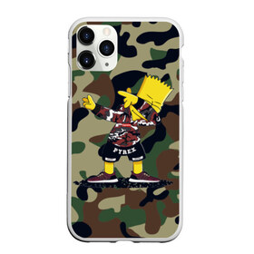 Чехол для iPhone 11 Pro Max матовый с принтом Dab Bart Simpson в Екатеринбурге, Силикон |  | Тематика изображения на принте: bart | dab | dabbin | simpsons | барт симпсон | даб | дэб | дэббинг | мультик | мультики | мультфильм | мультфильмы | симпсоны