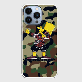 Чехол для iPhone 13 Pro с принтом Dab Bart Simpson в Екатеринбурге,  |  | Тематика изображения на принте: bart | dab | dabbin | simpsons | барт симпсон | даб | дэб | дэббинг | мультик | мультики | мультфильм | мультфильмы | симпсоны