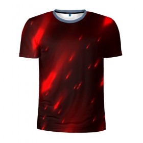 Мужская футболка 3D спортивная с принтом rain arrow в Екатеринбурге, 100% полиэстер с улучшенными характеристиками | приталенный силуэт, круглая горловина, широкие плечи, сужается к линии бедра | Тематика изображения на принте: 