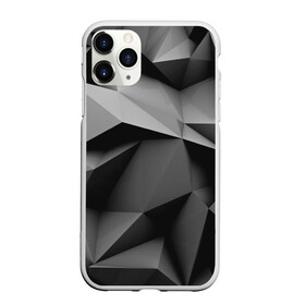 Чехол для iPhone 11 Pro Max матовый с принтом Gray abstraction в Екатеринбурге, Силикон |  | abstract | abstraction | грань | краски | линии | ребро | текстура