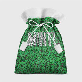 Подарочный 3D мешок с принтом Mint - Мята в Екатеринбурге, 100% полиэстер | Размер: 29*39 см | 420 | buds | mint | зеленый | зелень | листья | мята | мятный | природа | раста | растаман | текстура | узор | шишки