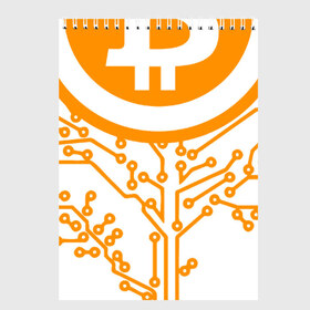 Скетчбук с принтом Bitcoin Tree - Дерево Биткоин в Екатеринбурге, 100% бумага
 | 48 листов, плотность листов — 100 г/м2, плотность картонной обложки — 250 г/м2. Листы скреплены сверху удобной пружинной спиралью | bitcoin | blockchain | tree | биткоин | блокчейн | валюта | деньги | дерево | крипто | криптовалюта | майнинг | технологии