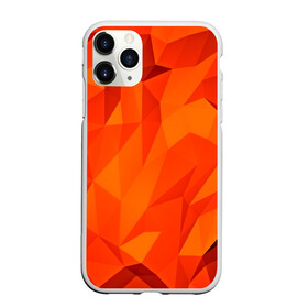 Чехол для iPhone 11 Pro Max матовый с принтом Orange geometry в Екатеринбурге, Силикон |  | abstraction | абстракция | геометрия | грани | линии | полигоны | сочетания | текстура | треугольники