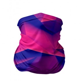 Бандана-труба 3D с принтом Violet polygon в Екатеринбурге, 100% полиэстер, ткань с особыми свойствами — Activecool | плотность 150‒180 г/м2; хорошо тянется, но сохраняет форму | 3d | abstraction | абстракция | геометрия | грани | линии | полигоны | розовый | сочетания | текстура | треугольники | фиолетовый