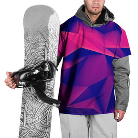 Накидка на куртку 3D с принтом Violet polygon в Екатеринбурге, 100% полиэстер |  | 3d | abstraction | абстракция | геометрия | грани | линии | полигоны | розовый | сочетания | текстура | треугольники | фиолетовый