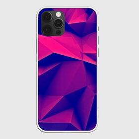 Чехол для iPhone 12 Pro Max с принтом Violet polygon в Екатеринбурге, Силикон |  | Тематика изображения на принте: 3d | abstraction | абстракция | геометрия | грани | линии | полигоны | розовый | сочетания | текстура | треугольники | фиолетовый