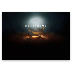 Поздравительная открытка с принтом Destiny 2 в Екатеринбурге, 100% бумага | плотность бумаги 280 г/м2, матовая, на обратной стороне линовка и место для марки
 | destiny | destiny 2 | space | дестени | космос