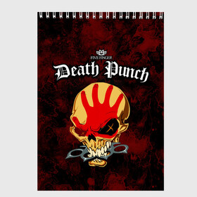 Скетчбук с принтом Five Finger Death Punch 4 в Екатеринбурге, 100% бумага
 | 48 листов, плотность листов — 100 г/м2, плотность картонной обложки — 250 г/м2. Листы скреплены сверху удобной пружинной спиралью | Тематика изображения на принте: 5fdp | ffdp | five finger death punch
