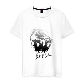 Мужская футболка хлопок с принтом Курт Кобейн автограф в Екатеринбурге, 100% хлопок | прямой крой, круглый вырез горловины, длина до линии бедер, слегка спущенное плечо. |  kurt cobain |  nirvana |  курт кобейн | нирвана