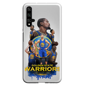 Чехол для Honor 20 с принтом Golden State Warriors 9 в Екатеринбурге, Силикон | Область печати: задняя сторона чехла, без боковых панелей | Тематика изображения на принте: draymond green | golden state warriors | klay thompson | nba | stephen curry | голден стэйт уорриорз | дрэймонд грин | клей томпсон | стефен карри