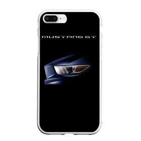 Чехол для iPhone 7Plus/8 Plus матовый с принтом Ford Mustang GT 2 в Екатеринбурге, Силикон | Область печати: задняя сторона чехла, без боковых панелей | cobra | ford | gt | mustang | shelby