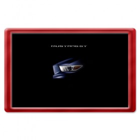Магнит 45*70 с принтом Ford Mustang GT 2 в Екатеринбурге, Пластик | Размер: 78*52 мм; Размер печати: 70*45 | Тематика изображения на принте: cobra | ford | gt | mustang | shelby