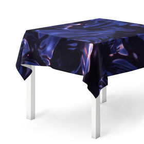 Скатерть 3D с принтом Нефть в Екатеринбурге, 100% полиэстер (ткань не мнется и не растягивается) | Размер: 150*150 см | абстракция | жидкость | жижа | нефть | смола | текстура | черная