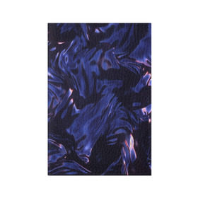 Обложка для паспорта матовая кожа с принтом Нефть в Екатеринбурге, натуральная матовая кожа | размер 19,3 х 13,7 см; прозрачные пластиковые крепления | абстракция | жидкость | жижа | нефть | смола | текстура | черная