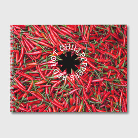 Альбом для рисования с принтом Red Hot Chili Peppers в Екатеринбурге, 100% бумага
 | матовая бумага, плотность 200 мг. | red hot chili peppers | rock | рок