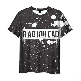 Мужская футболка 3D с принтом Radiohead 6 в Екатеринбурге, 100% полиэфир | прямой крой, круглый вырез горловины, длина до линии бедер | radiohead | радиохэд | том йорк