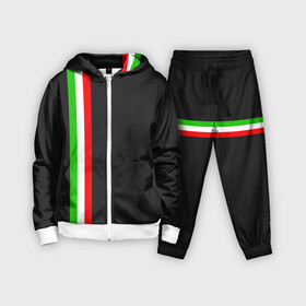 Детский костюм 3D с принтом Black Milk Italiano в Екатеринбурге,  |  | flag | italian | италия | итальянский | страна | страны | триколор | флаг