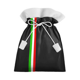 Подарочный 3D мешок с принтом Black Milk Italiano в Екатеринбурге, 100% полиэстер | Размер: 29*39 см | Тематика изображения на принте: flag | italian | италия | итальянский | страна | страны | триколор | флаг