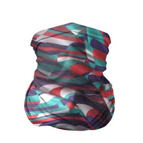 Бандана-труба 3D с принтом Узор 2 в Екатеринбурге, 100% полиэстер, ткань с особыми свойствами — Activecool | плотность 150‒180 г/м2; хорошо тянется, но сохраняет форму | cnhfrwbz | f | абстракция | искажение | клетки | клеточки | линии | разноцветный | узор