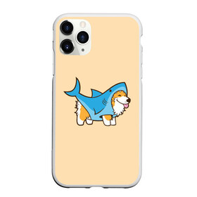 Чехол для iPhone 11 Pro матовый с принтом Пес-акула в Екатеринбурге, Силикон |  | акула | пёс | песик | рисунок
