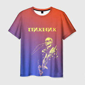 Мужская футболка 3D с принтом Пикник (Эдмунд Шклярский) в Екатеринбурге, 100% полиэфир | прямой крой, круглый вырез горловины, длина до линии бедер | пикник | рок | эдмунд шклярский