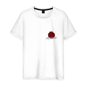 Мужская футболка хлопок с принтом Dead Flowers в Екатеринбурге, 100% хлопок | прямой крой, круглый вырез горловины, длина до линии бедер, слегка спущенное плечо. | 
