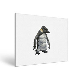 Холст прямоугольный с принтом Пингвинопитек в Екатеринбурге, 100% ПВХ |  | лженаука | пингвин