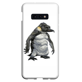Чехол для Samsung S10E с принтом Пингвинопитек в Екатеринбурге, Силикон | Область печати: задняя сторона чехла, без боковых панелей | лженаука | пингвин