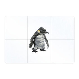 Магнитный плакат 3Х2 с принтом Пингвинопитек в Екатеринбурге, Полимерный материал с магнитным слоем | 6 деталей размером 9*9 см | лженаука | пингвин