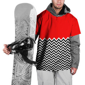 Накидка на куртку 3D с принтом Твин Пикс в Екатеринбурге, 100% полиэстер |  | twin peaks | абстракция | агент купер | геометрия | девид линч | красная комната | лес | лора палмер | полосы | совы | текстура | туман | узор