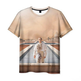 Мужская футболка 3D с принтом Италия в Екатеринбурге, 100% полиэфир | прямой крой, круглый вырез горловины, длина до линии бедер | young pope | джуд | лоу | молодой папа