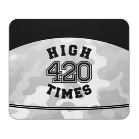 Коврик прямоугольный с принтом High Times 420 Camo в Екатеринбурге, натуральный каучук | размер 230 х 185 мм; запечатка лицевой стороны | camouflage | камо | камуфляж