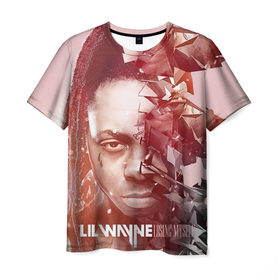 Мужская футболка 3D с принтом Lil Wayne 7 в Екатеринбурге, 100% полиэфир | прямой крой, круглый вырез горловины, длина до линии бедер | 