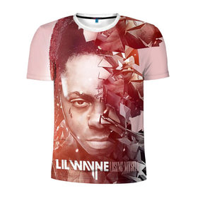 Мужская футболка 3D спортивная с принтом Lil Wayne 7 в Екатеринбурге, 100% полиэстер с улучшенными характеристиками | приталенный силуэт, круглая горловина, широкие плечи, сужается к линии бедра | 
