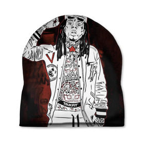 Шапка 3D с принтом Lil Wayne 3 в Екатеринбурге, 100% полиэстер | универсальный размер, печать по всей поверхности изделия | lil wayne | rap | лил уэйн | рэп | хип хоп