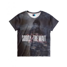 Детская футболка 3D с принтом Lil Wayne 6 в Екатеринбурге, 100% гипоаллергенный полиэфир | прямой крой, круглый вырез горловины, длина до линии бедер, чуть спущенное плечо, ткань немного тянется | 