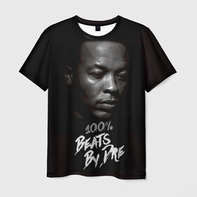 Мужская футболка 3D с принтом Dr.Dre в Екатеринбурге, 100% полиэфир | прямой крой, круглый вырез горловины, длина до линии бедер | dr. dre | rap | андре ромелл янг | джи фанк. | доктор дре | доктор дрэ | рэп